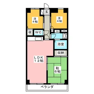 BEEハイム【5階】の間取り