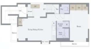 氏家ビル【3階】の間取り