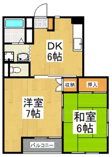 アネックス東所沢【1階】の間取り