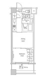 東京都目黒区下目黒1【マンション】の間取り