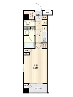東京都文京区水道2【マンション】の間取り