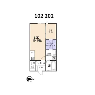 Vent Vert (ヴァン ヴェール)【1階】の間取り