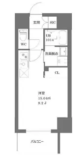 イマーレ富久町【9階】の間取り