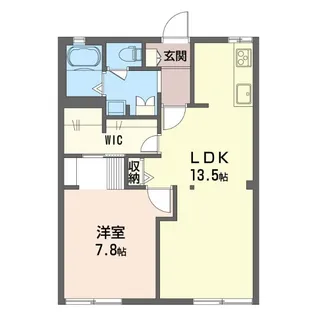 グリーンヒルハイツ【1階】の間取り