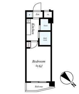 スカイコート文京白山【1階】の間取り