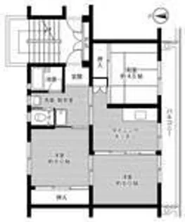 ビレッジハウス松園2号棟【1階】の間取り