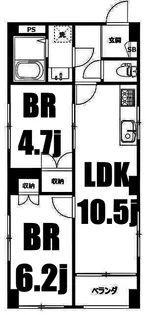 エルキャピタン保土ヶ谷【4階】の間取り