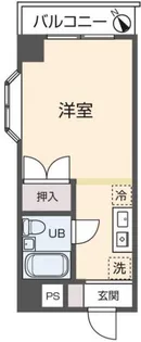 サンクタス西新宿【1階】の間取り