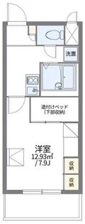 レオパレスパルコートA【4階】の間取り