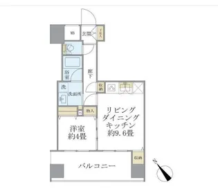 エミリブ東長崎【4階】の間取り