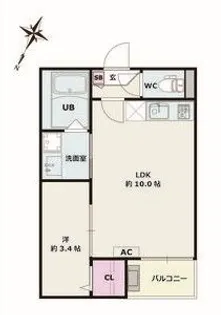 Jack kitamotoI【3階】の間取り