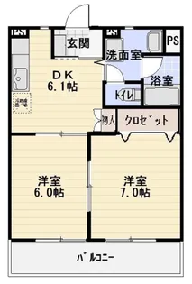 レーヴ【2階】の間取り
