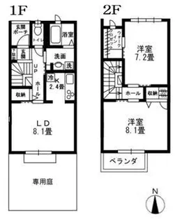 東京都世田谷区北烏山5【一戸建】の間取り