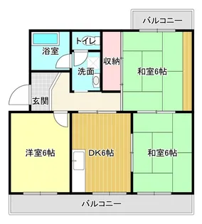 グランドール【3階】の間取り