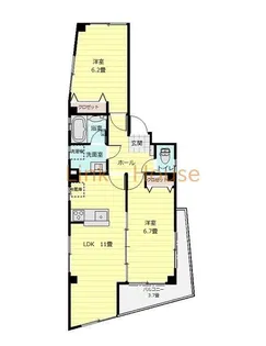 東京都江戸川区松江7【マンション】の間取り