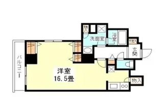 TKフラッツ渋谷【13階】の間取り