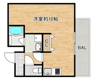 大阪府大阪市阿倍野区天王寺町北2【マンション】の間取り