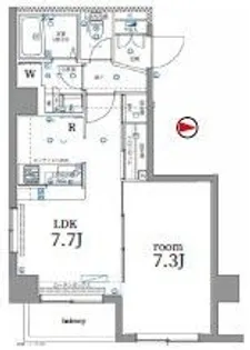 パティーナ本所吾妻橋【4階】の間取り