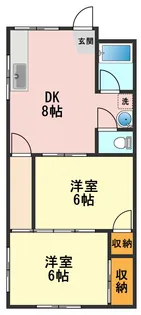 サンハイツ【2階】の間取り