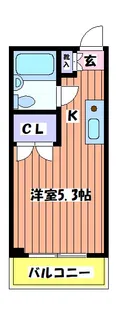 東京都立川市富士見町1【マンション】の間取り