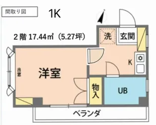 パレ・キャトレーズ【1階】の間取り