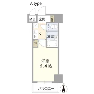 ワコーレ新神戸ステージ【7階】の間取り