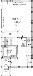 Ville de Ciel 保谷【1階】の間取り