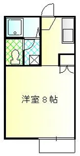 神奈川県秦野市北矢名【アパート】の間取り