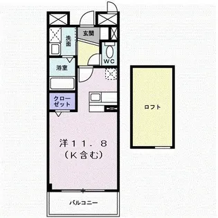 メゾン ド グラース N【2階】の間取り
