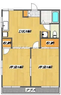 ユアハイツ【1階】の間取り