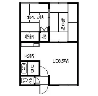 シティハイム南1条【1階】の間取り