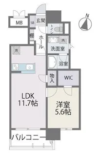 RJRプレシア百年橋【11階】の間取り
