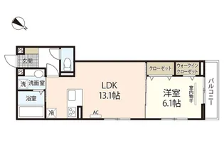 FanTasy Space矢野東【3階】の間取り