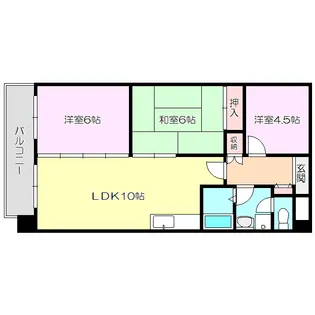 クレール辻堂【7階】の間取り