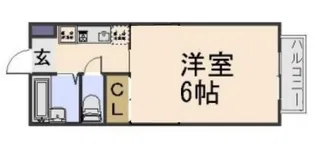 メゾンみの【1階】の間取り