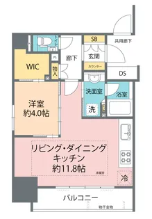 リビオレゾン大手町【5階】の間取り