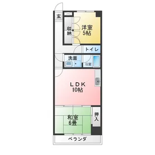 レジデンス野並【8階】の間取り