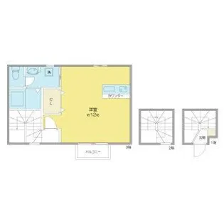 パフェ・リーフガーデン【3階】の間取り