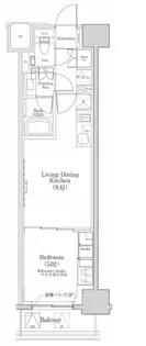ザ・パークハビオ日本橋三越前【10階】の間取り