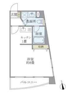 ティアラ恵比寿【3階】の間取り