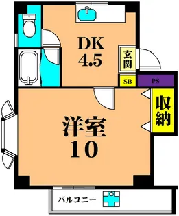 エレガンスST【1階】の間取り