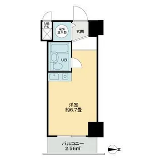 上野アビタシオン【8階】の間取り