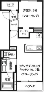 FELICE KITASENJU【2階】の間取り