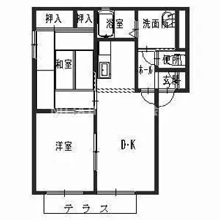 グランドゥール I・II・III【1階】の間取り