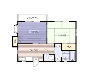 エレガンス亀有【2階】の間取り