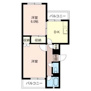 ジョイフル横山【4階】の間取り