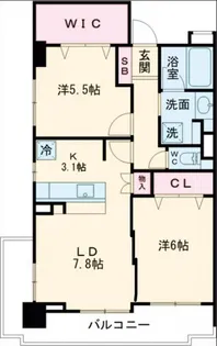 エスポワール西荻窪【5階】の間取り