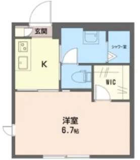 リヴェール南雪谷【1階】の間取り