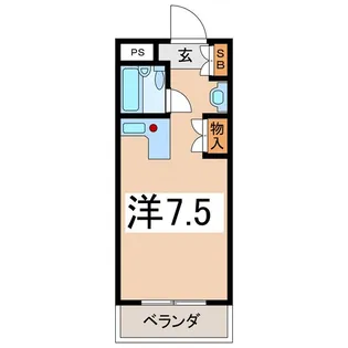 エレガンシアヤマナシ【1階】の間取り