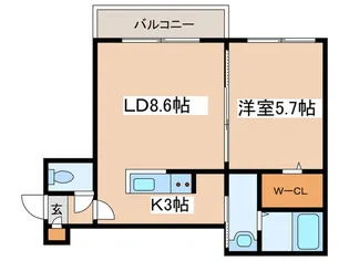 A BOND west【2階】の間取り